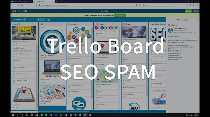 South Austin SEO SPAM - Trello Tahtası SPAM