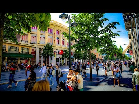 A Walk Down Avenue Jean Medecin in Nice, France