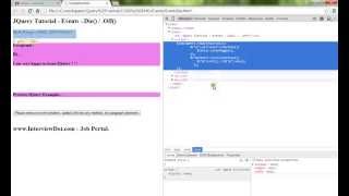 DIE OR OFF METHOD JQUERY DEMO
