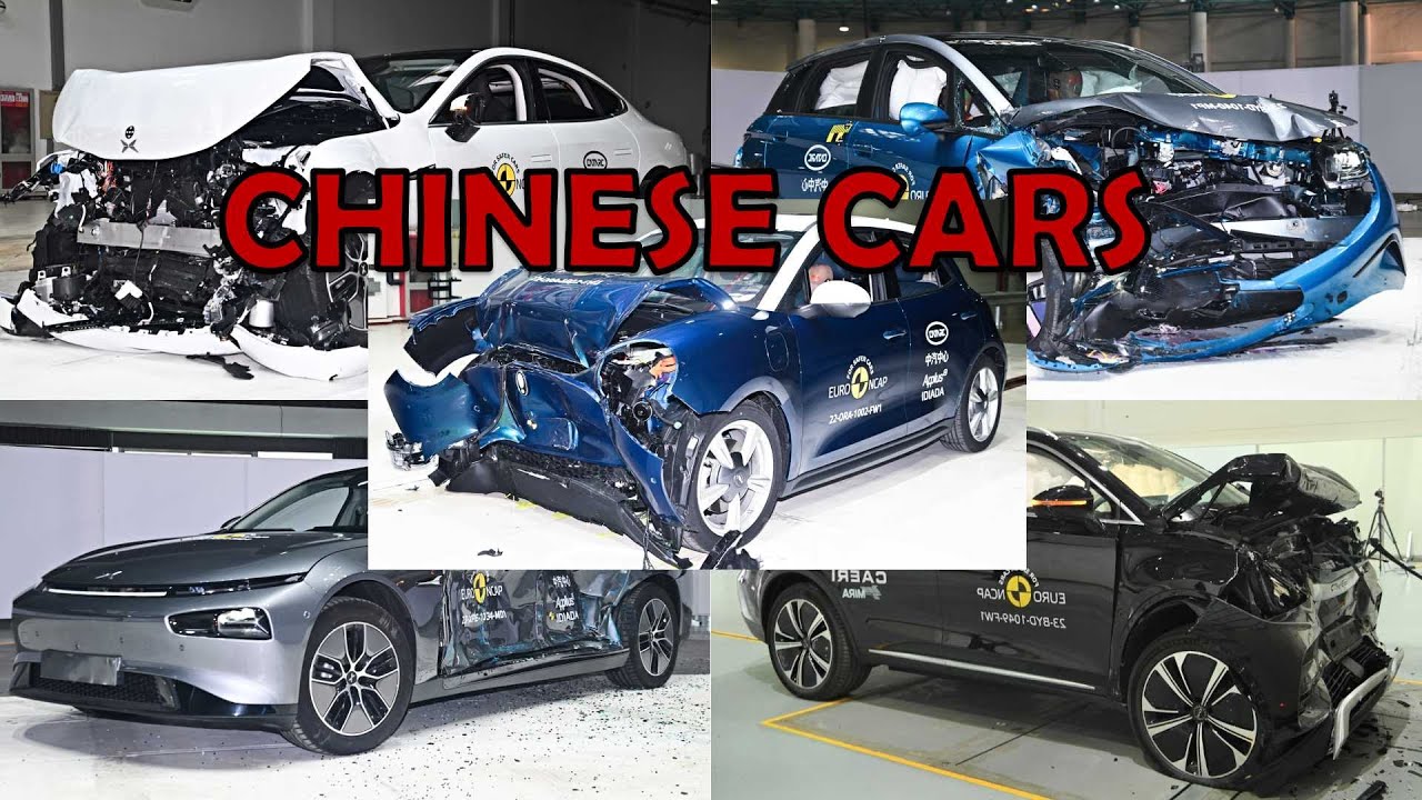 Chinese Cars CRASH TEST MG, NIO, BYD, XPENG, ORA, WEY YouTube