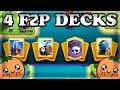 Top Free to Play Decks in Clash Royale🍊