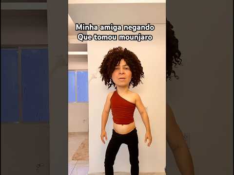 Minha amiga negando que emagreceu tomando mounjaro kkkkk
