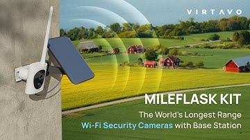 MileFlask: Long-Range Wi-Fi Security Camera Powered by Wi-Fi HaLow | Up to 1 Mile Coverage!