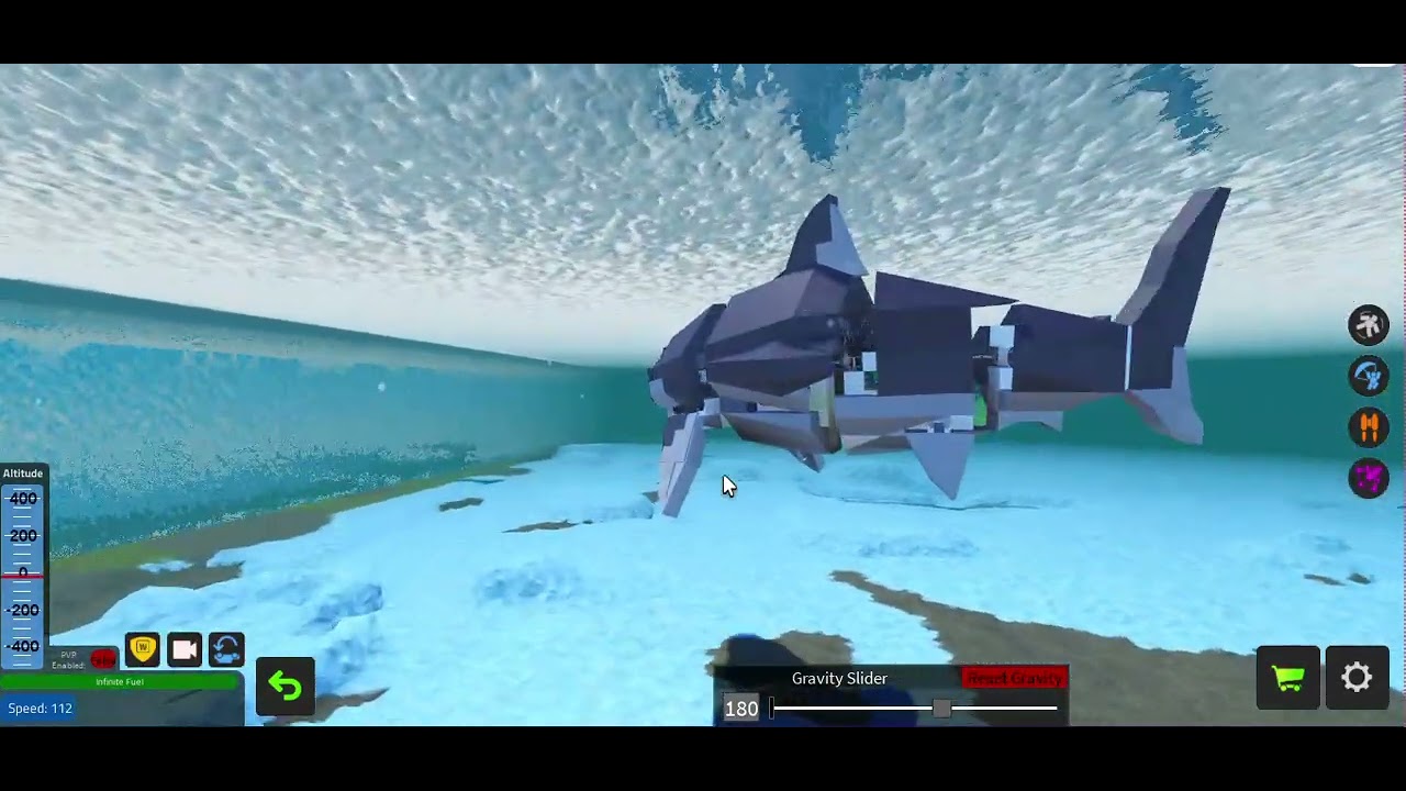 Megalodon showcase (plane crazy)