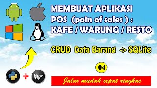 04. TUTORIAL MEMBUAT APLIKASI KASIR POS ANDROID IOS | CRUD DENGAN DATABASE SQLITE