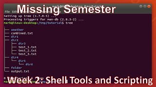 Week 2 Missing Semester: Shell Tools and Scripting