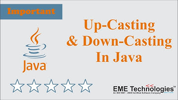 Up casting and Down casting in Java