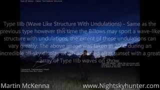 Noctilucent Cloud Brightness & Structure Identification Guide