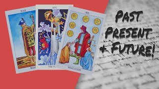 How to Read a 3 Card Tarot Spread - Past Present & Future! screenshot 2