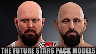 WWE 2K17: All DLC Models from Future Stars Pack in Superstar Studio!