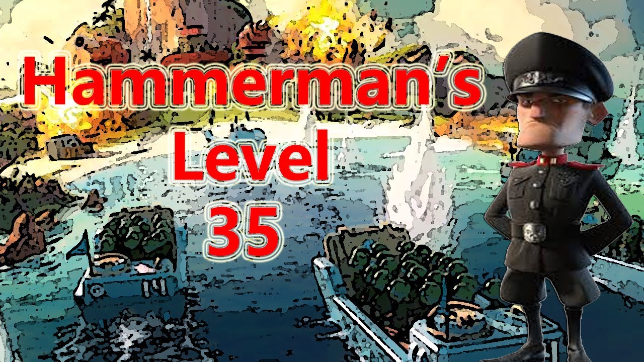 Hammermans's Level 35 Hooka's Best Strategy Boom Beach YouTube