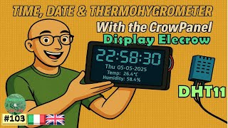 103_CrowPanel 3 5'' ELECROW   Il mio orologio WiFi con sensore ambiente  [ITA/ENG Dub] screenshot 1