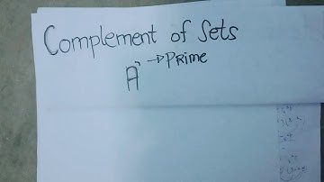 Complement of Sets (Tagalog -Filipino)