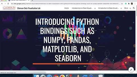 Introducing matplotlib and seaborn as main data visualization libraries in Python