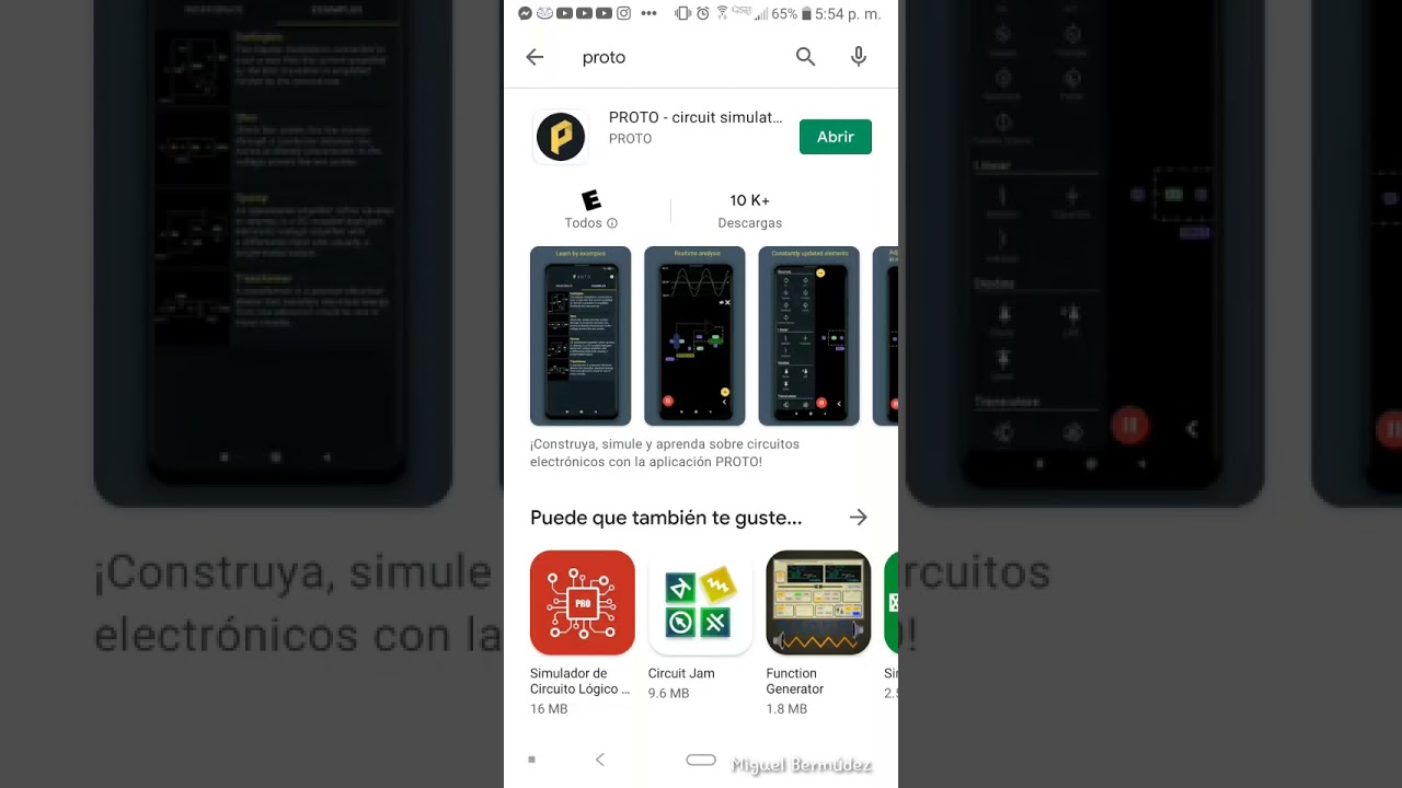 Proto Simulador de circuitos eléctricos - YouTube