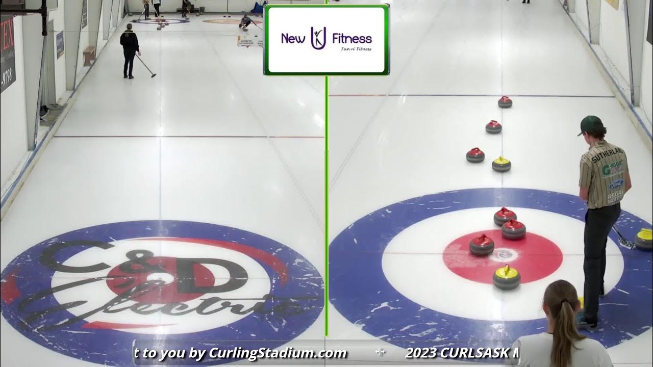 Sask Mixed Doubles Provincials Sheet 1 YouTube