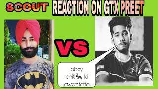 SCOUT VS GTXPREET CONTROVERSY || PUBG MOBILE