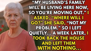 “We’re Moving In, You’re Moving Out,” Said My Daughter — I Left Quietly And Took Back Everything