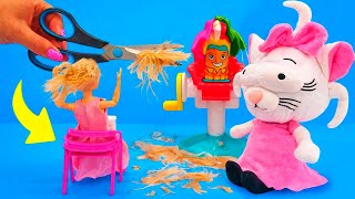 Kral Şakir: Canan Bebeğin Saçını Gerçek Makasla Kesti! | Kukla Oyunu