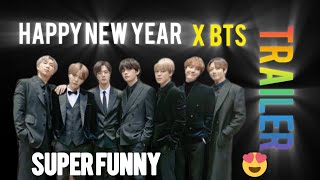 BTS × Happy New Year | My Special Remake 💜🎬' super funny😂😂😂 
