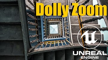 Immersive Camera in UE5. Dolly Zoom Effect