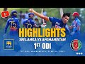 1st odi highlights  sri lanka vs afghanistan 2023