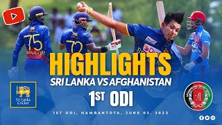 1st ODI Highlights | Sri Lanka vs Afghanistan 2023 screenshot 3