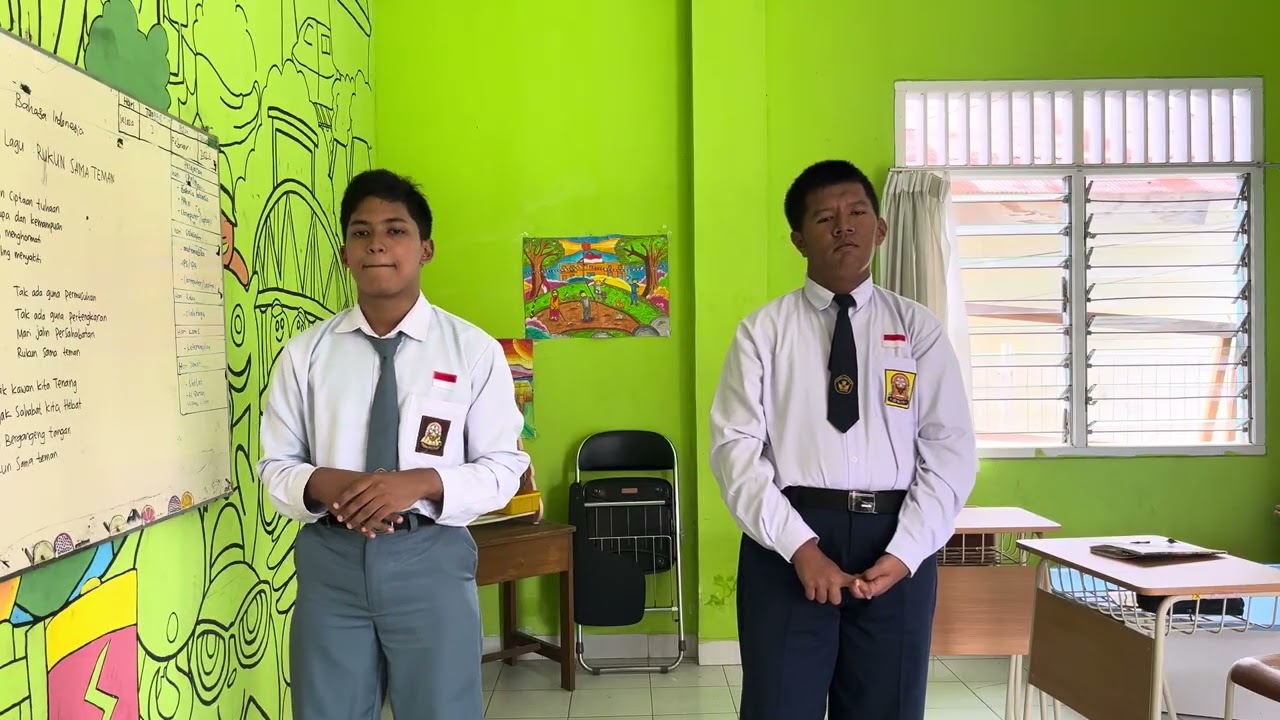 Lagu Lirik: RUKUN DAN TEMAN  Cover BISINDO ( BAHASA ISYARAT INDONESIA )