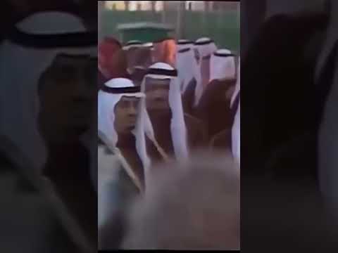 فيديو نادر يجمع الملك خالد الملك فهد الملك عبدالله رحمهم الله والملك سلمان حفظه الله السعودية