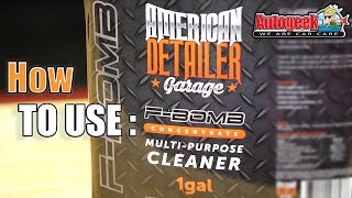 American Detailer Garage (ADG) Wipeout Rinseless Wash