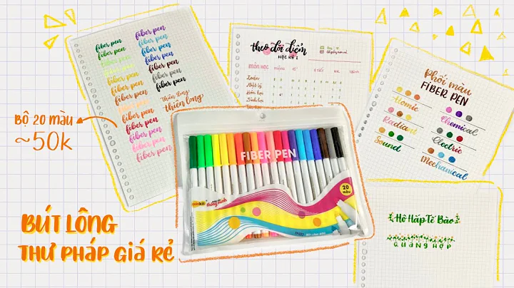 Review & Hướng Dẫn Sử Dụng Fiber Pen Thiên Long - Cheap high quality supertip pens | Tổng Hợp TikTok