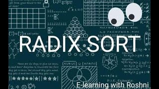RADIX SORT(DATA STRUCTURE & ALGORITHM)