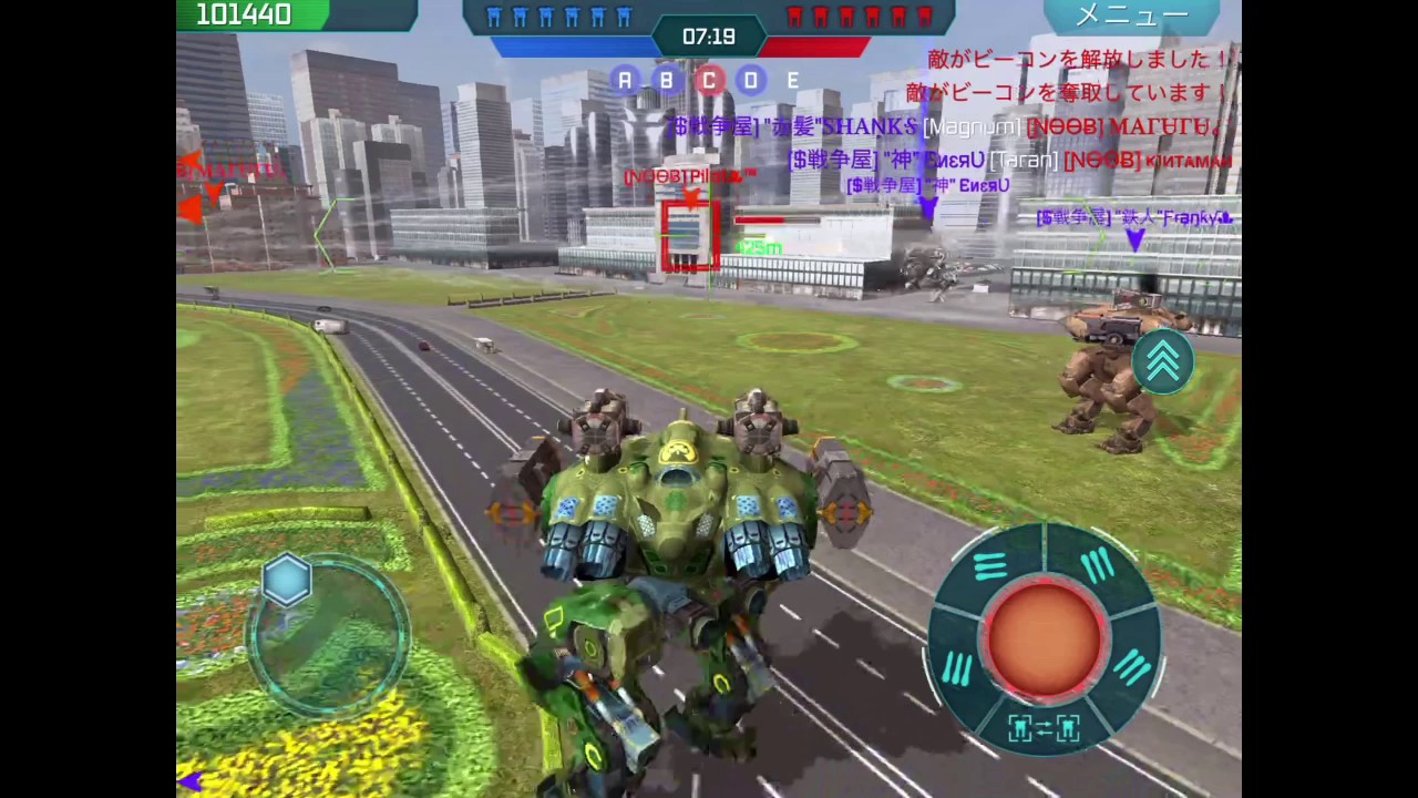 War Robots 23 カミーゴ 戦争屋 Vs Noob Youtube