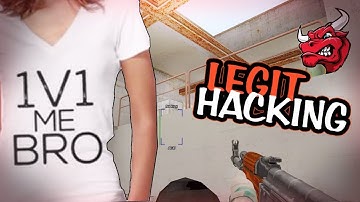 CS:GO | Hacking on a 1v1  Arena Server -  Episode  1 // Asians are funny