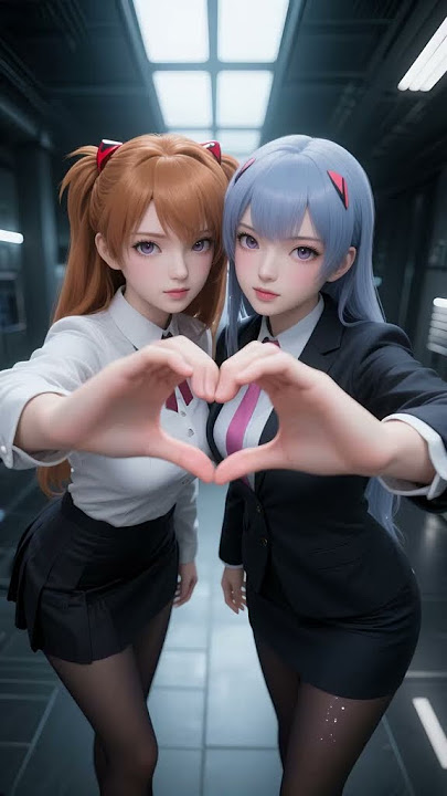 #wallpaper Hình nền động#Asuka #ayanami  rei#vẽ AI #hoạt hình AI #Hình nền động #AIPainting #AIAni