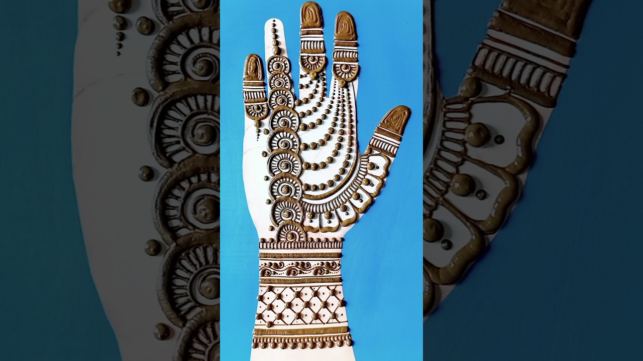 Beautiful Jewellery Mehndi Design 