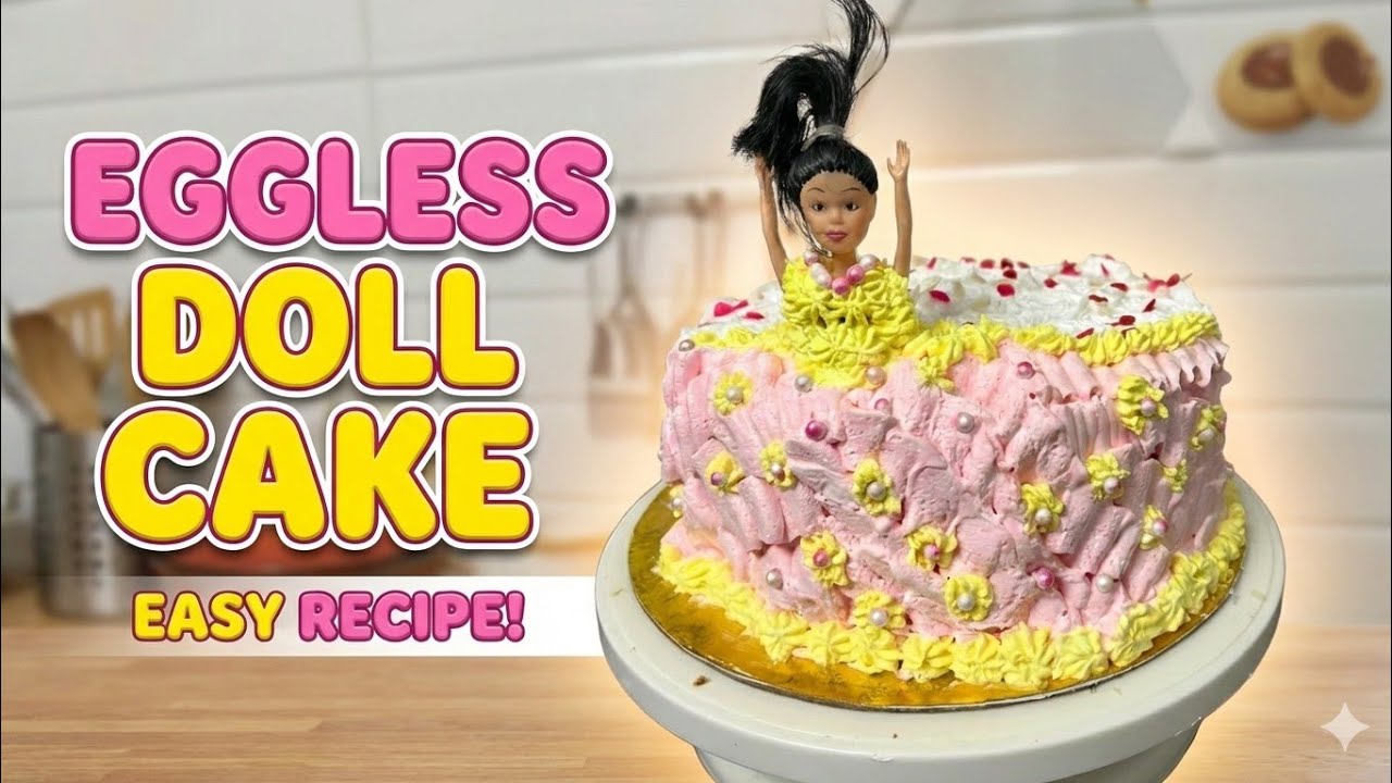 Vanilla flavour fruit cake|eggless baking|doll cake|homemade|Baking at home|how to bake cake at home