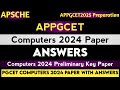 AP-PGCET Computers 2024 Question Paper with Answers || apsche PGPGCET Computers Exam Preparation2025