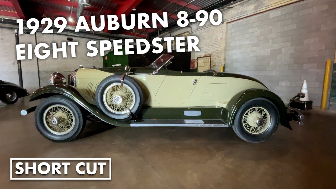 1929 Auburn 8-90 Eight Speedster - YouTube