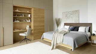 Download Lagu Natural wood in your bedroom: float bed und lunetto wardrobe | TEAM 7 MP3