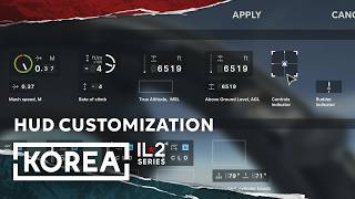 Korea. IL-2 Series — A New Approach to HUD in a Flight Simulator