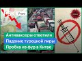 Антиваксеры ответили на письмо врачей. Пробка из фур на границе Китая. Падение турецкой лиры