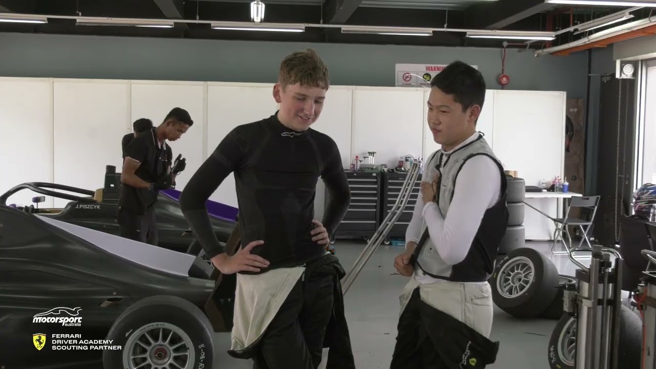 Jock Clear on class of 23' | 2023 Ferrari Driver Academy Asia Pacific and Oceania Selection Program
