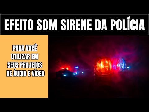 SIRENE DA POLÍCIA EFEITO SOM #policia #sirene #som #efeitos #viral