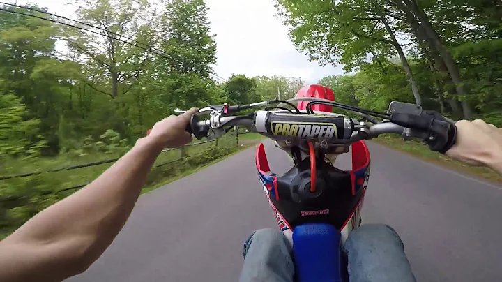 Dangerous Wheelies! CRF150R