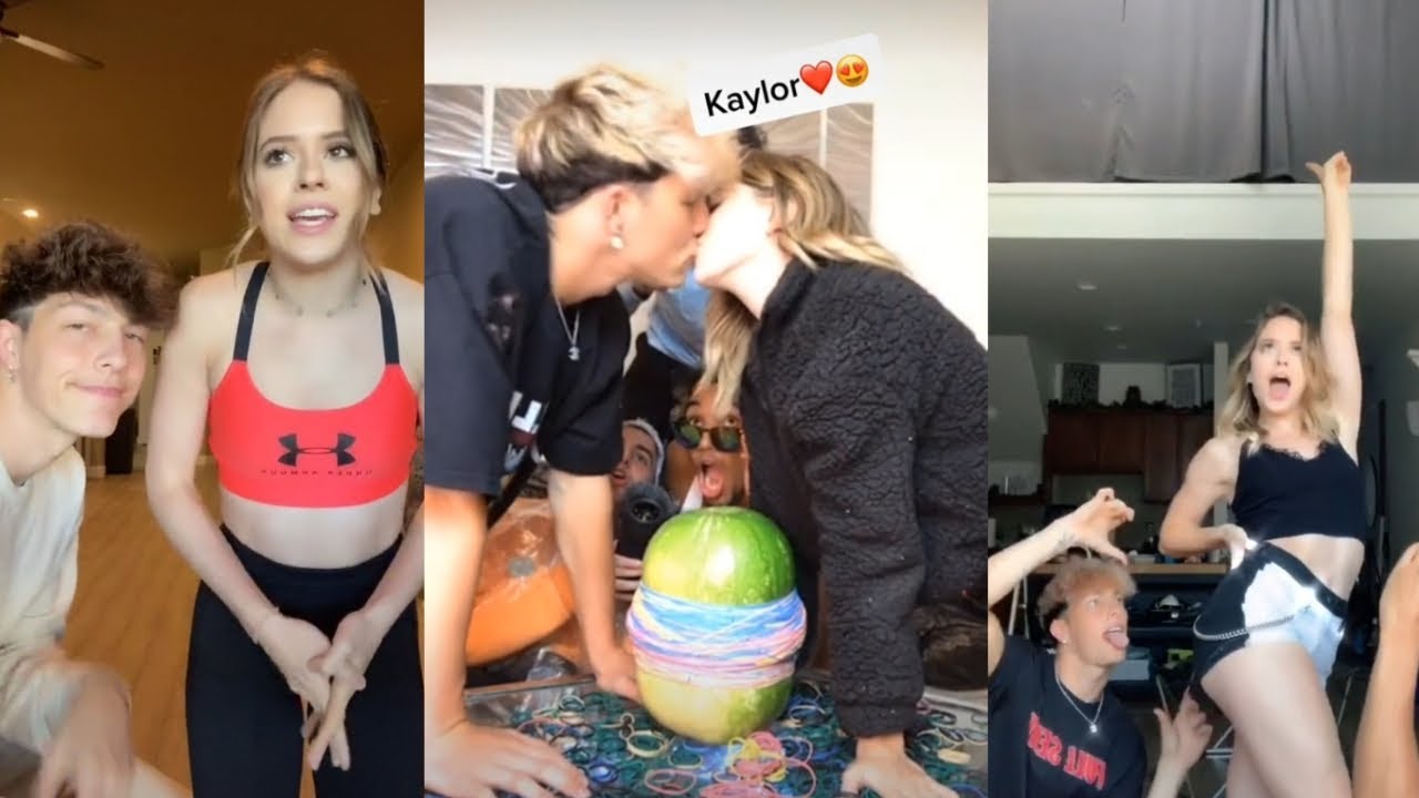 Tayler and Kelianne kissed! Best moment of kelianne and tayler pt 2 / tik tok compilations