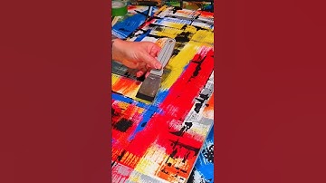 Step into My Abstract Dimension / Abstract Painting Techniques #art #abstractartist #abstractart