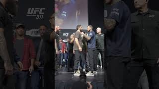face-to-face for the FIRST TIME 😤 #UFC311