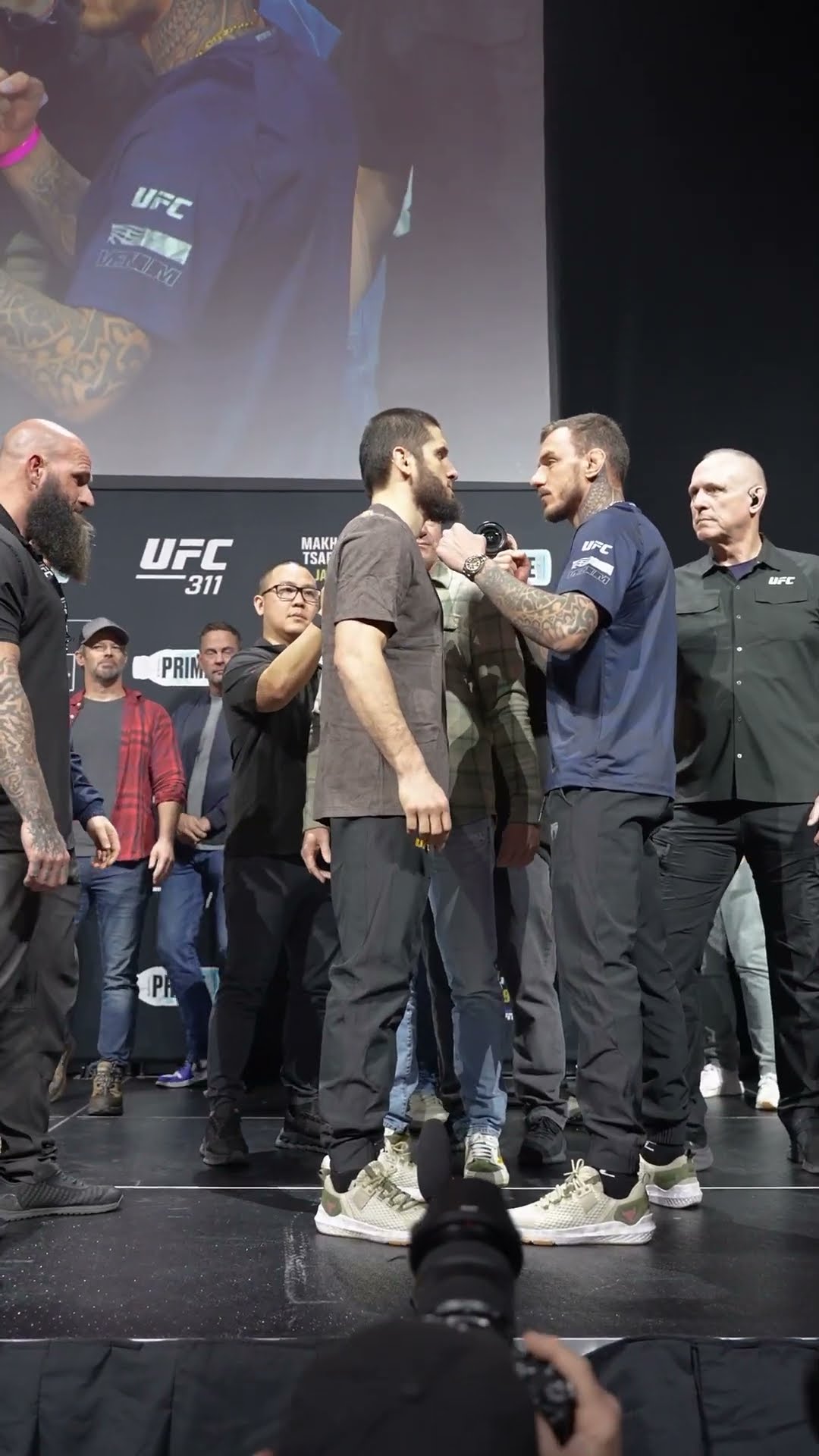 face-to-face for the FIRST TIME ? #UFC311