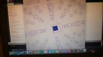 Processing Music Visualizer - Cubefield